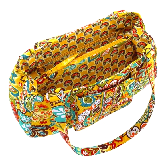 RETIRED NWT Vera Bradley Edie Satchel Purse Bag in floral Provencal pattern HTF - Picture 2 of 13